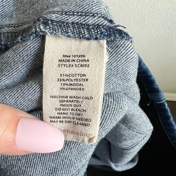 Soft Surroundings Pull On Skinny Jeans Women's 1X High Rise Elastic Waist - Picture 6 of 6